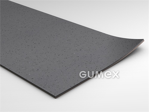 Podlahovina GRABO STOP 20JSK, hrúbka 2mm, šírka 2000mm, dezén hladký povrch, PVC, samozhášavá (EN 45545-2), svetlo šedá